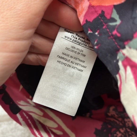 Patagonia Girls Pink Hawiian Print Shorts M - Picture 7 of 7